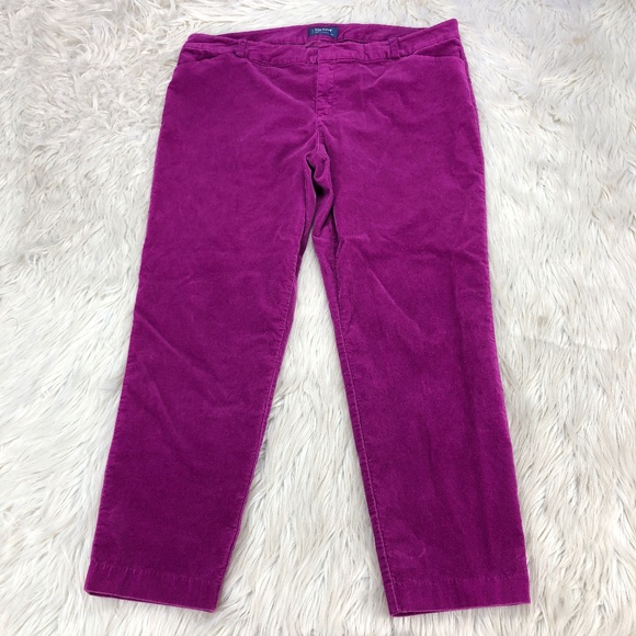 Old Navy Pants - Old Navy Pink Velvet Pixie Pants